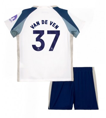 Tottenham Hotspur Micky van de Ven #37 Replik Heimtrikot Kinder 2025-26 Kurzarm (+ Kurze Hosen)